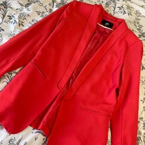 H&M Red Blazer Sz 6